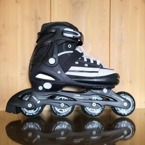 harsh - youth canvas adjustable inline skates rollerblades